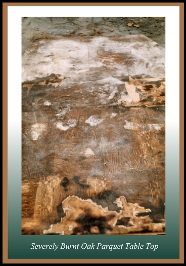 Burnt Table Top Hander Woodworking