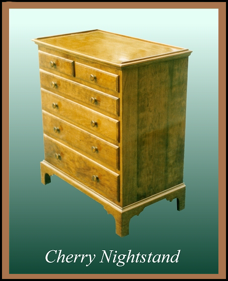 Cherry Nightstand Hander Woodworking