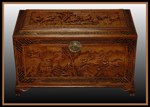 Asian Camphor Wood Trunk