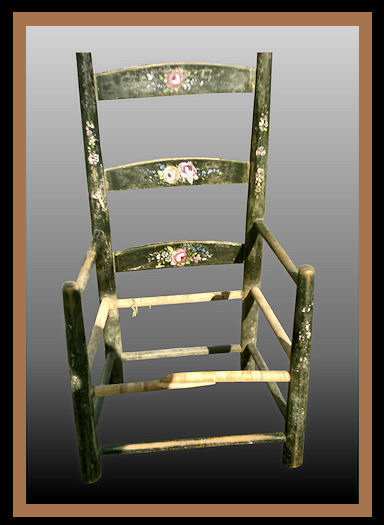 Damaged Child Chair, Hander Woodworking