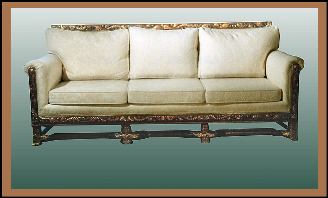 J.H. Kellogg Couch, Hander Woodworking