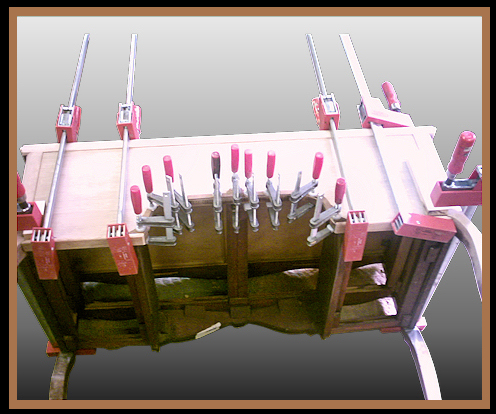 Mahogany desk, Hander Woodworking