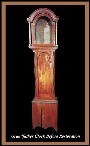 Granfather Clock, Hander Woodworking
