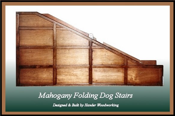 Open Dog Stairs, Hander Woodworking