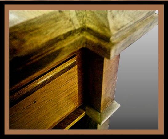 Walnut Bureau, Hander Woodworking