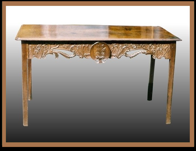 Mahogany Chippendale Table, Hander Woodworking Hander Woodworking