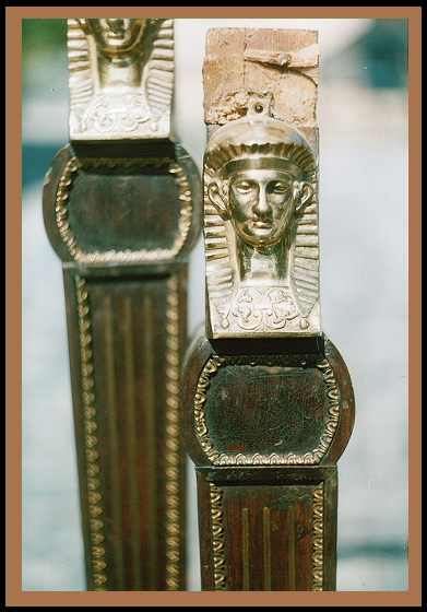 Victorian Egyptian Theme Rosewood Table, Hander Woodworking