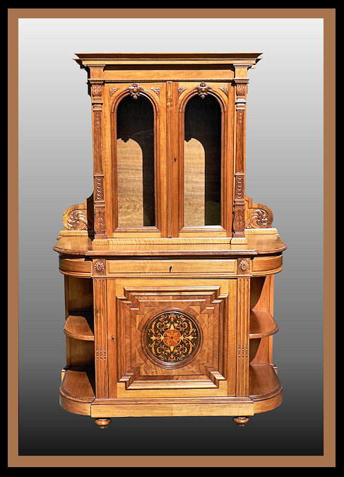 Walnut Bureau, Hander Woodworking